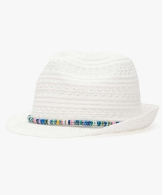 chapeau femme facon macrame avec tour de tete multicolore blanc sacs bandouliere7766101_1