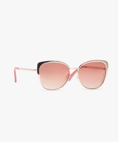 lunettes de soleil femme forme papillon rose7769401_1