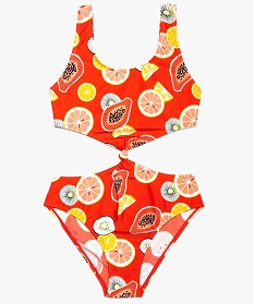 maillot de bain fille trikini imprime fruits imprime maillots de bain7790701_1