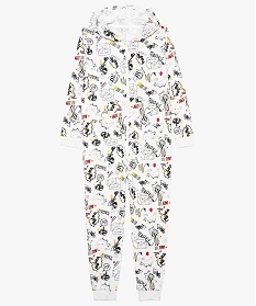 combinaison pyjama garcon imprime streetwear gris7796501_1