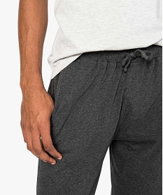 pantalon de pyjama homme en jersey a taille elastique gris7802201_2