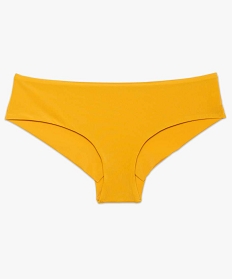 bas de maillot de bain femme uni forme shorty jaune7810201_4
