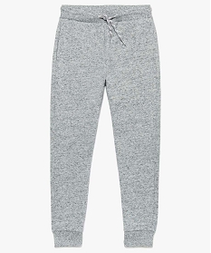 pantalon de jogging garcon a cordon bicolore gris pantalons7827301_1