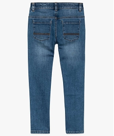 jean garcon coupe slim contenant du polyester recycle gris jeans7830801_2