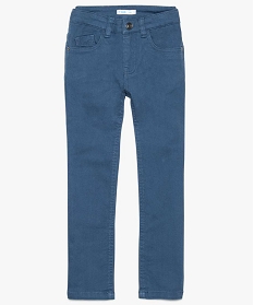 pantalon garcon 5 poches twill stretch bleu pantalons7832101_1