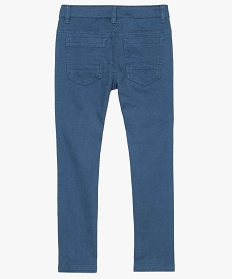 pantalon garcon 5 poches twill stretch bleu pantalons7832101_2