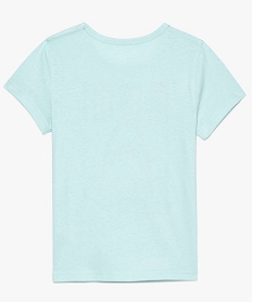 tee-shirt garcon a manches courtes imprime bleu7842501_2