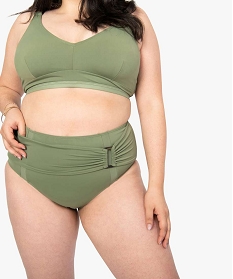 bas de maillot de bain femme avec boucle decorative vert bas de maillots de bain7916301_1