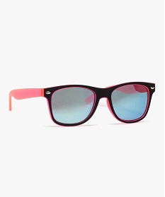 lunettes de soleil fille avec monture en plastique bicolore rose sacs bandouliere7919901_1