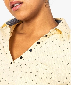 blouse femme en stretch a motifs imprime chemisiers et blouses7930301_2