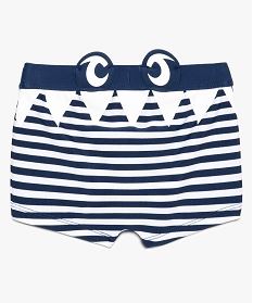 Maillot De Bain Bebe Garcon Raye Avec Motif Monstre En Relief Imprime Maillots De Bain Bebe Gemo