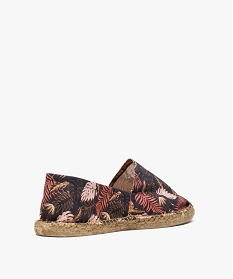 espadrilles homme a motifs feuillage multicolore7950801_4