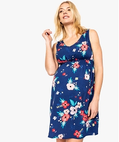 robe de grossesse avec motifs fleuris imprime7960301_1