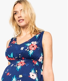 robe de grossesse avec motifs fleuris imprime7960301_2