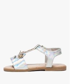 sandales fille iridescentes a paillettes et motif licorne gris sandales et nu-pieds7969701_3