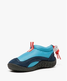 chaussures aquatiques garcon ajustables bleu tongs et plage7970001_2