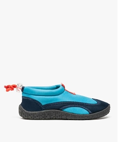 chaussures aquatiques garcon ajustables bleu tongs et plage7970301_1