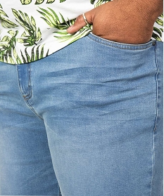 bermuda homme en jean compose de matieres recyclees bleu shorts et bermudas7976101_2