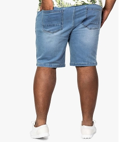 bermuda homme en jean compose de matieres recyclees bleu shorts et bermudas7976101_3