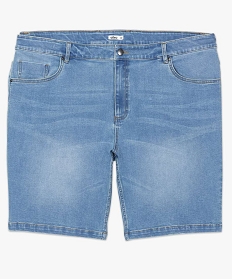 bermuda homme en jean compose de matieres recyclees bleu shorts et bermudas7976101_4