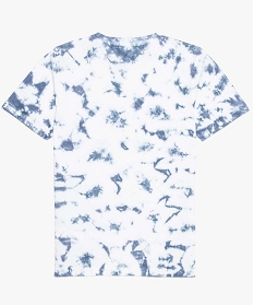 tee-shirt garcon bicolore avec motif palmier multicolore tee-shirts7986301_2