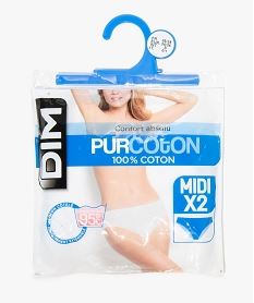 Briefs Slip Femme Coton Dim Coton Stretch Lot De Culottes Femme