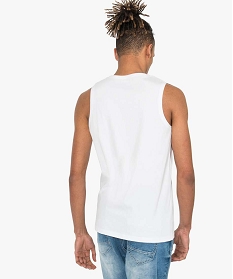debardeur homme avec motif estival sur lavant blanc tee-shirts8564401_3