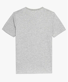tee-shirt garcon avec inscription never sorry gris tee-shirts8580301_3