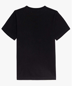 tee-shirt garcon avec inscription fantaisie sur lavant noir tee-shirts8580501_2