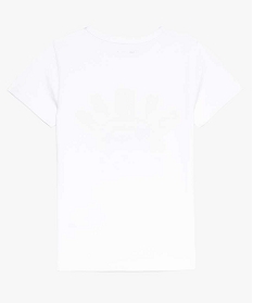 tee-shirt garcon avec motif colore sur lavant blanc8651301_2