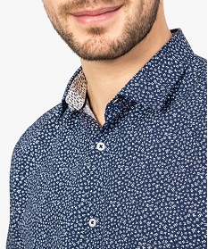 chemise homme a manches courtes avec motifs fleuris imprime chemise manches courtes8652301_2