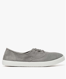 GEMO Tennis homme en toile de coton bio Gris