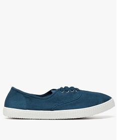 GEMO Tennis homme en toile de coton bio Bleu