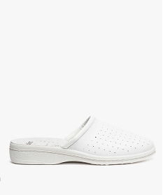 SANS GENRE OR SABOT BLANC:30973400015-Synthetique/Cuir porc/Synthetique/Pu (polyurethan/