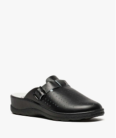 sabots confort femme avec dessus perfore noir standard mules et sabots8697801_2