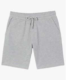 bermuda homme uni en coton pique gris shorts et bermudas8698801_4