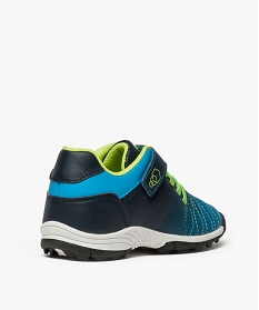 chaussures de foot garcon multicolores avec fermeture scratch du 24 au 30 bleu8715301_4