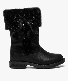 ACCESSOIRE NOIR BOTTE BLACK:30128820072-Synthetique/Textile/Elastomere/Textile/