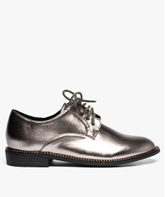 derbies fille unies metallisees gris8724101_1