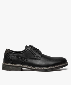 derbies homme avec un oeillet metallique et surpiqures noir8730501_1