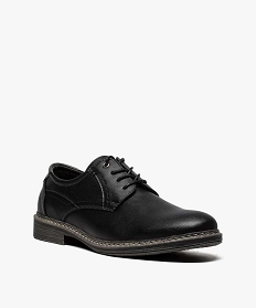 derbies homme avec un oillet metallique et surpiqures noir8730501_2