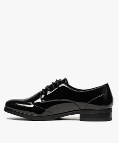 derbies femme a talon plat et dessus fantaisie noir8741501_3