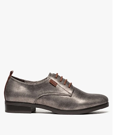 derbies femme similicuir paillete gris8741601_1