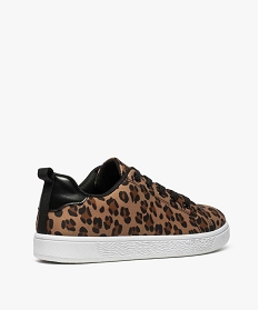 tennis femme en toile imprime leopard imprime baskets et tennis8744301_4