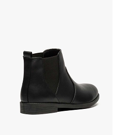 boots femme de style chelsea semelle extra souple noir bottines et boots8753901_4