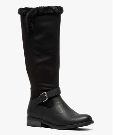 bottes femme avec doublure chaude noir femme G MO