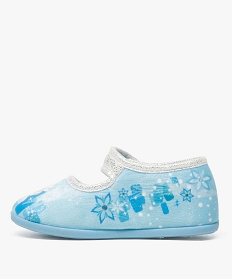 chaussons fille forme babies avec motifs reine des neiges bleu8774201_3