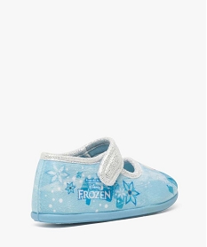 chaussons fille forme babies avec motifs reine des neiges bleu8774201_4
