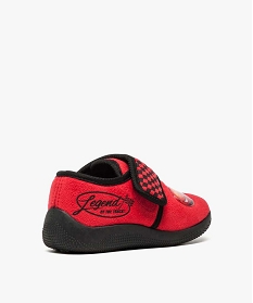 chaussons bebe garcon a scratch - cars rouge chaussons8775201_4