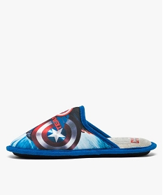 chaussons garcon forme mules - capitaine america bleu8776601_3